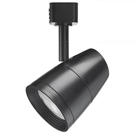Juno Lighting 35K 80CRI PDIM UNF BL R600L G2 3500K 50W Equivalent Dimmable 9.5W LED Trac Head Optic, Adjustable Flood Gen 2, Black