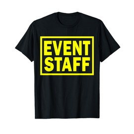 EVENT STAFF Event Safety Logo Two Sided Print T-shirt T-Shirt