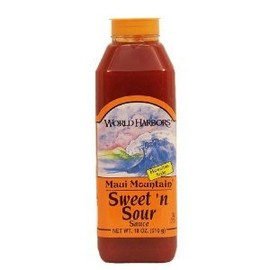 World Harbors Maui Mountain Sweet 'N Sour Sauce 16 Oz.