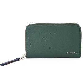 Paul Smith 813019 P910 Bright Stripe Puller SS24 Card & Coin Case, 03.green