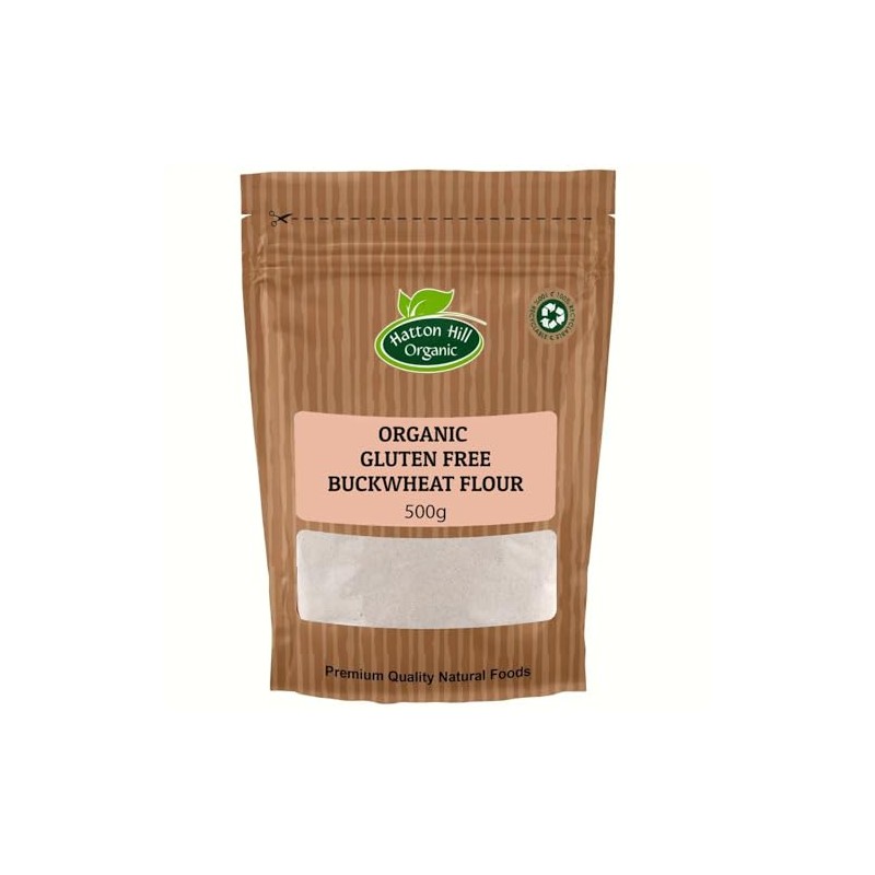 Organic Gluten Free Buckwheat Flour 500g by Hatton Hill Organic