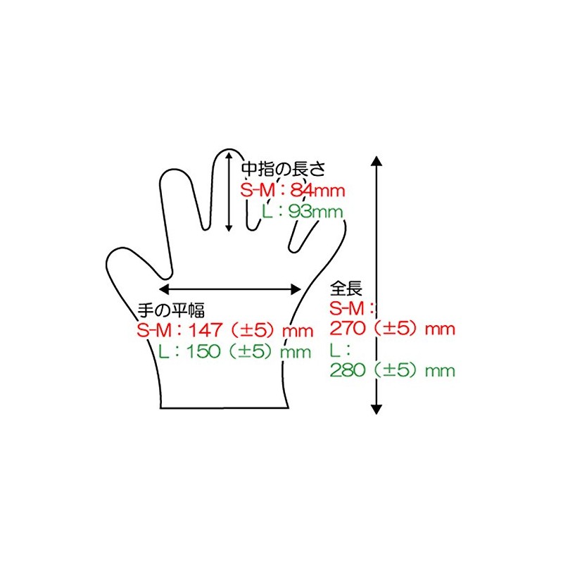 Leader Polyethylene Gloves, Large, 100 Count
