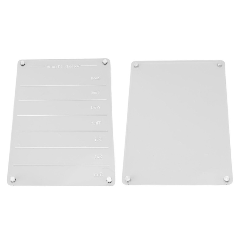 13 X 9.1in Magnetic Dry Erase Calendar Acrylic Planning Bord