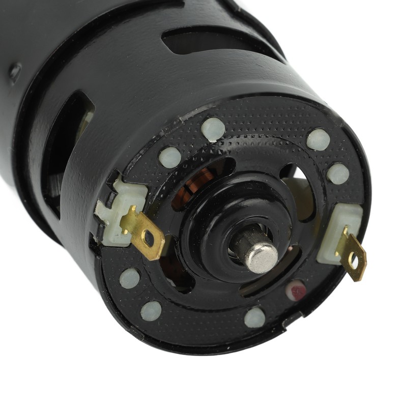 High Torsion DC Motor 12000RPM Round Shaft Fast Speed Red
