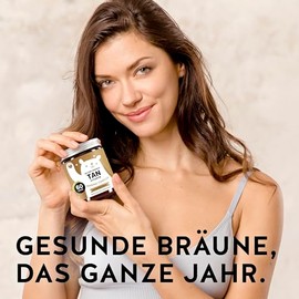 Bears with Benefits Tanning Gummib?rchen - Fr sonnengeksste Br?une & natrlichen Glow - mit Lutein, Astaxanthin, Vitamin C, E, Beta-Carotin, Calcium & Kupfer - Vegan & Zuckerfrei - 60 Stck - Bears with Benefits