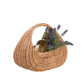 e-wicker24 Gift Basket, Natural Wicker Bag, Shopping Basket (25 x 15 H23)