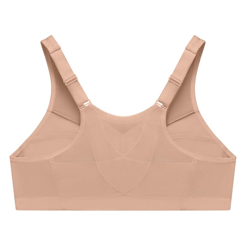 Glamorise Full Figure Plus Size MagicLift Front-Closure Posture Back Bra