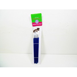 Krafters Korner Artists Paint Brushes Camel Hair Bristles 5 piece Set Artist Brush Fan Art pcs