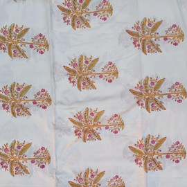 E-Tailor® - Tela 100% algodón con estampado de bloques a mano, multicolor para costura, confección, manualidades, acolchado, curtians y proyectos de decoración del hogar (diseño multicolor-2, 10