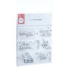 Rayher Clear Stamps - Christmas Greetings, 102,5X97Mm, 7 Motivi, Bus.Blis.