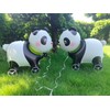 Walking on Wheels Panda Large Mylar Foil Balloons Jungle Safari
