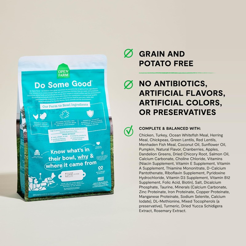 Open Farm, Grain Free Dry Kitten Food, Nutrient Dense Kibble