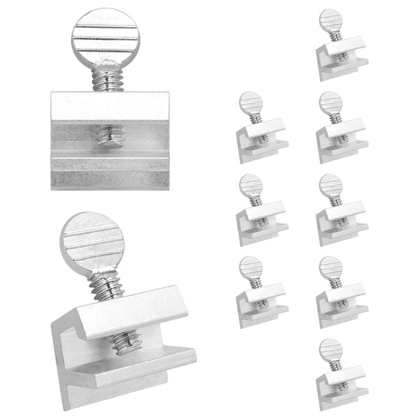 Nuk3y Sliding Window Security Locks (Aluminum, 10 Pack)