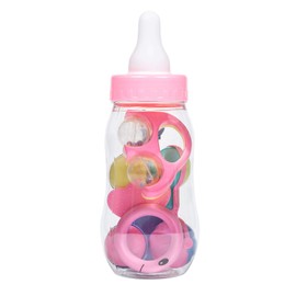 Plastic Baby Bottle Bank 11" Jumbo Pink Fillable Baby Shower Bottle, Guess How Many, Gender Reveal Party, Favor Decorative Centerpiece, Filled with Party Favors