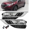 Silscvtt 2Pcs Fog Lights Assembly Replacement for 2015 2016 Honda