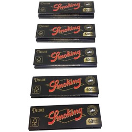 The Smoqe Shop 'Smoking' Deluxe Mini Size Smoking Paper (Pack of 5) by Treasure House