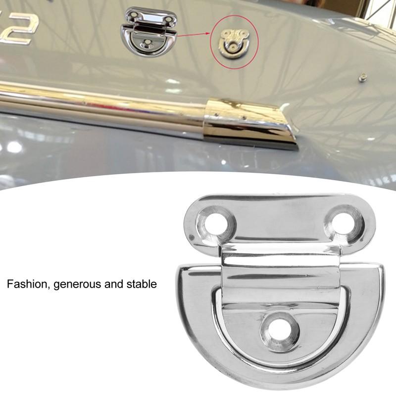 4 Sets Marine Grade Folding Pad Eye 316 Stainless Steel