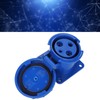 Waterproof Industrial Plug IP67 Compact Insulation 3 Cores Rubber Sealing