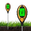 Qieryun Soil Moisture Meter 4 in 1 PH Soil Tester