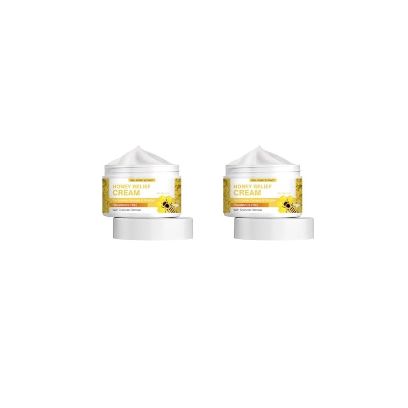 Honey skin care cream nourishes and protects the skin, body,
