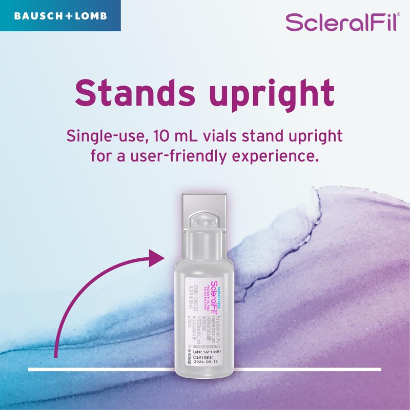 Branded ScleralFil Preservative Free Saline Solution for Scleral, Soft, &