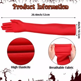 Confianza Guantes Largos De Satén Para Mujer De Moda Accesorios