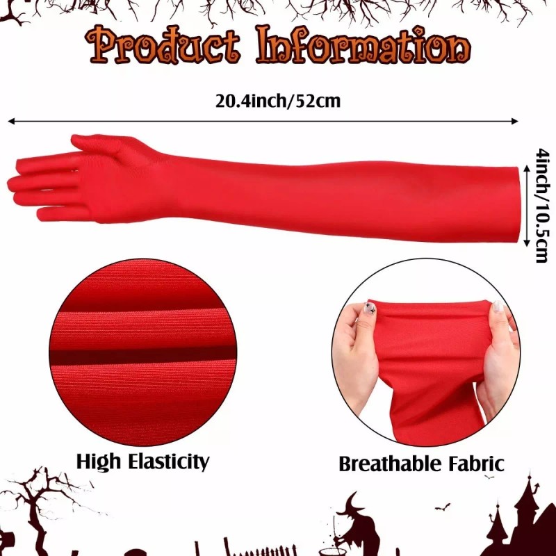 Confianza Guantes Largos De Satén Para Mujer De Moda Accesorios