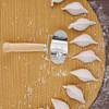 HOLIDYOYO 3Pcs Stainless Steel Dumpling Skin Cutter with Wooden Handle