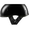 HIGHWAY 21 .357 SOLID HALF HELMET GLOSS BLACK MD 77-1100M