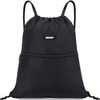 Drawstring Backpack String Bag Sackpack Cinch Water Resistant Nylon for