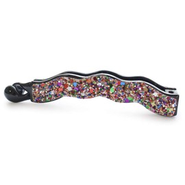 JewelVOX Hair Accessories, Glitter Wave, Banana Clip, BY-B7, Multi Selection