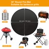 36'' Fire Pit Mat for Solo Stove Bonfire, Double Sided