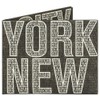New York City pattern paper wallet lightweight paper wallet