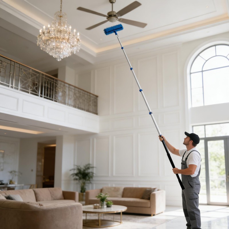 Lineslife Telescoping Pole, 5-22 FT Paint Roller Extension Pole, Multi-Purpose