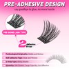 Self Adhesive Lash Clusters 156Pcs No Glue Needed Eyelash Clusters