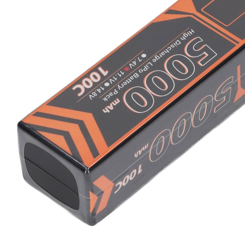 11.1V 5000mAh 100C 3S LiPo Battery with T Shaped Red