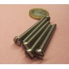 Basic Zinc Plated Cheese Head Slotted Machine Screw M4 x
