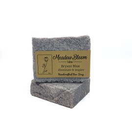 HUNTER CATTLE CO. EST'D 2004 HC Meadow Bloom Jabón de barra de sálaga – sal marina y pachulí paquete de 2 – Hecho con barra de jabón 100% natural alimentada con hierba – Ideal para jabón facial o corporal