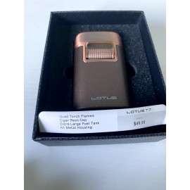 Lotus Brawn T7 Table Top Quad Torch Lighter - Copper - New