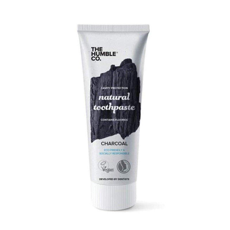 The Humble Co. Natural Fluoride Toothpaste (1 x75ml) | Charcoal