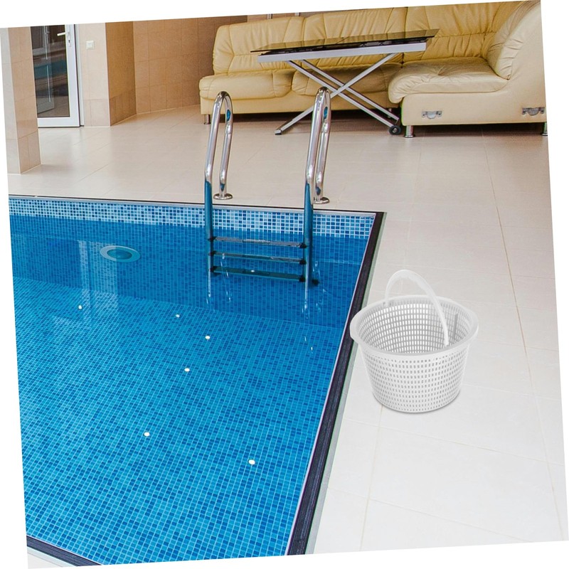 Mipcase Swimming Pool Filter Basket Plastic Skimmer Basket for Easy