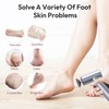 Drivox Electric Foot Callus Remover, 2-in-1 Rechargeable Portable Electric Foot