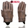 Milwaukee Leather MG7512 Men's Brown Leather Gel Padded Palm Short