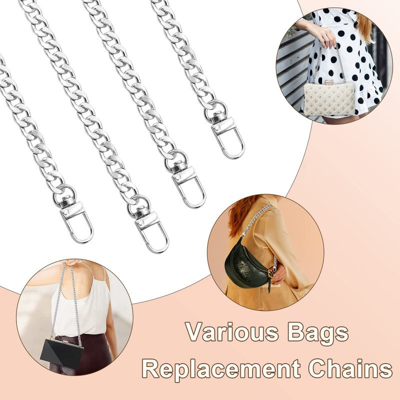 Purse Chain Straps, Handbag Chain with Buckles, Handbag Chain Strap