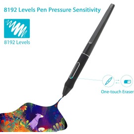 Stylus Pen, PW517 Pen Tech 3.0 Portable Stylus Pens for Touch Screens Support ±60° Tilt Function High Sensitivity Digital Tablet Stylus for Kamvas 13/Pro 24/22/22 Plus
