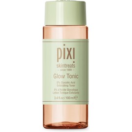 Pixi Glow Tonic Balancing Face Toner Glycolic Acid for Glowing Skin Daily Brightening Toner (3.4 fl oz 100ml) Size / 광채 피부 데일리 브라이트닝 토너를 위한 픽시 글로우 토닉 밸런싱 페이스 토너 글리콜산 (3.4 fl oz  100ml) Size