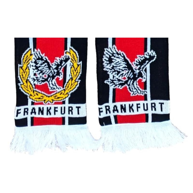 Generisch Frankfurt Scarf Skyline/Stadium (Knitted Scarf), red