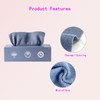 20-Sheet Microfiber Towels with Dispenser Box, Blue Reusable Cleaning Cloths