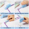 IMLIKE Loose Leaf 5-Hole Punch, Set of 16 5-Hole Binding