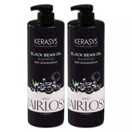 Kerastase 케라시스 블랙빈오일 탈모샴푸 1L x 2개 Kerashis Black Bean Oil Anti-Hair Loss Shampoo 1L x 2